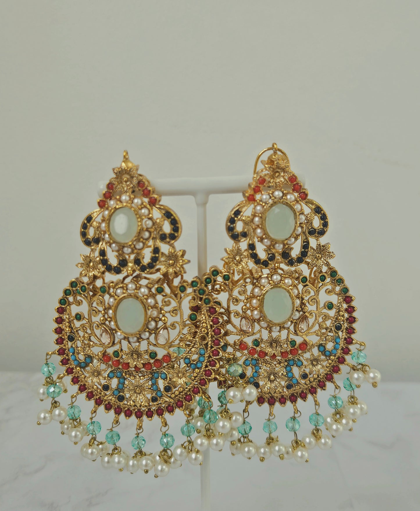 Shazia earrings - Mint