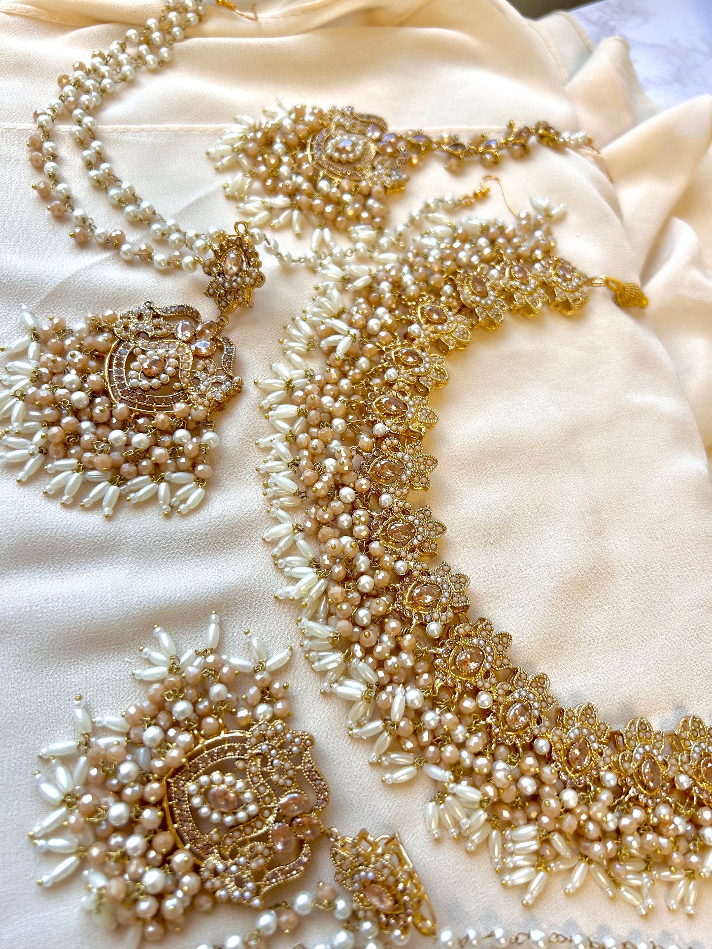 Asma bridal set~ Champagne