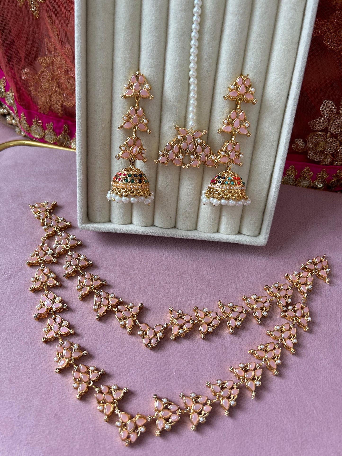 Fatima set ~ Baby pink