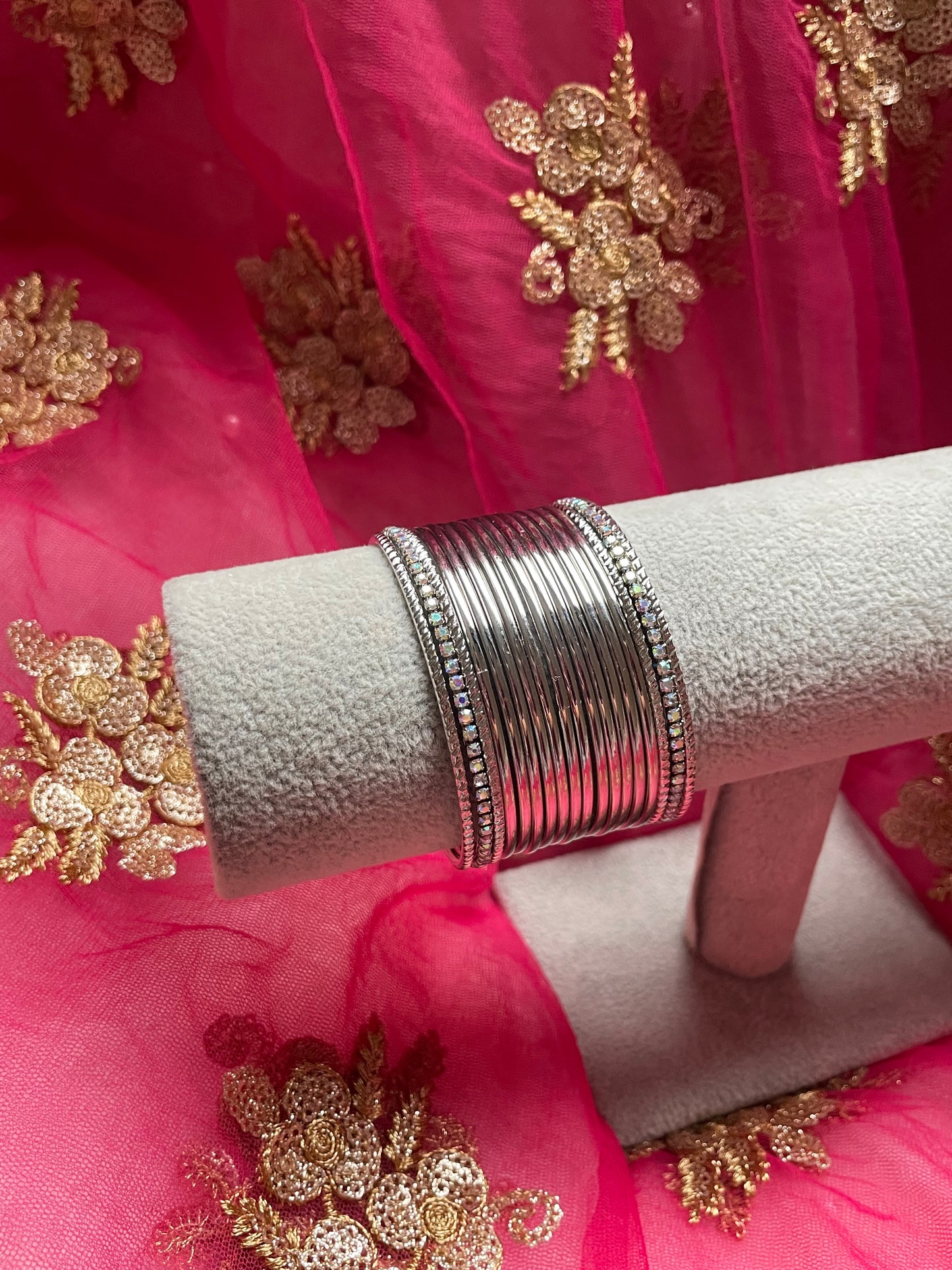 Maha silver bangles