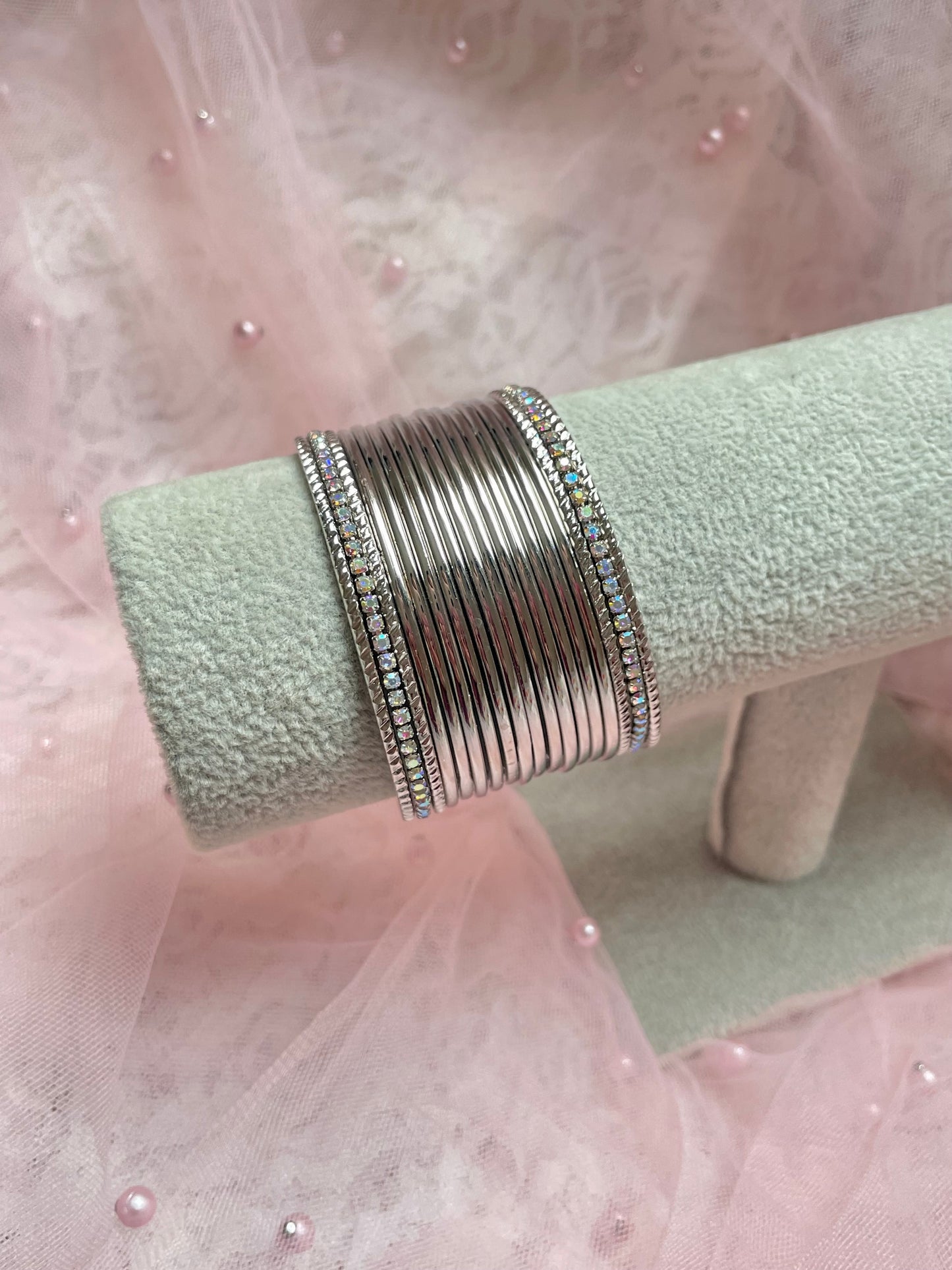 Maha silver bangles