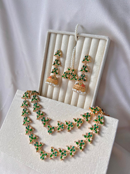 Fatima set ~ Emerald Green