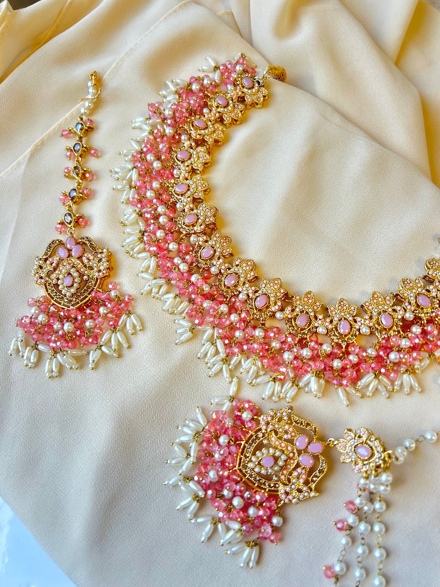 Asma bridal set~ Baby pink