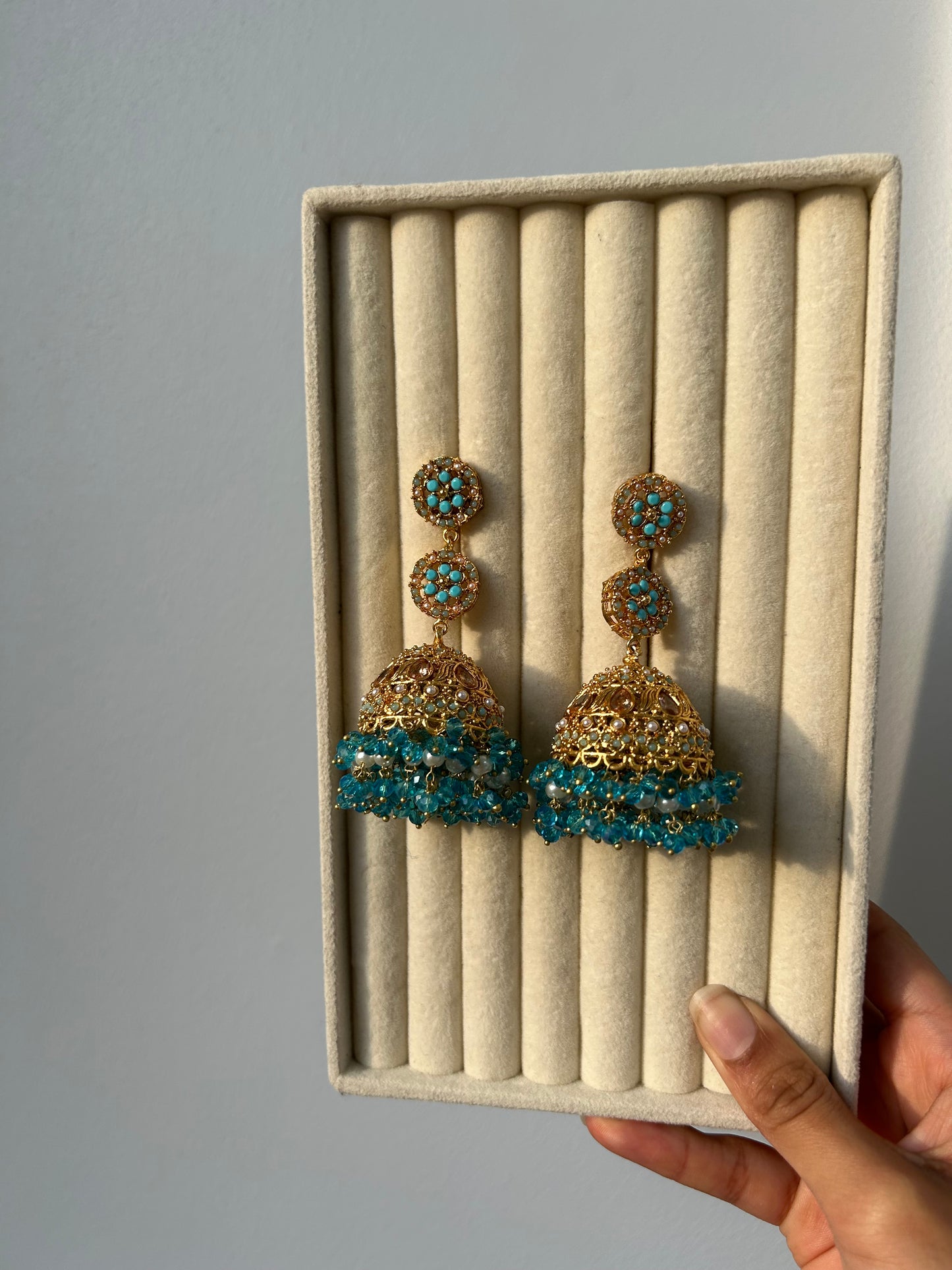 Nafeesa earrings ~ Turquoise