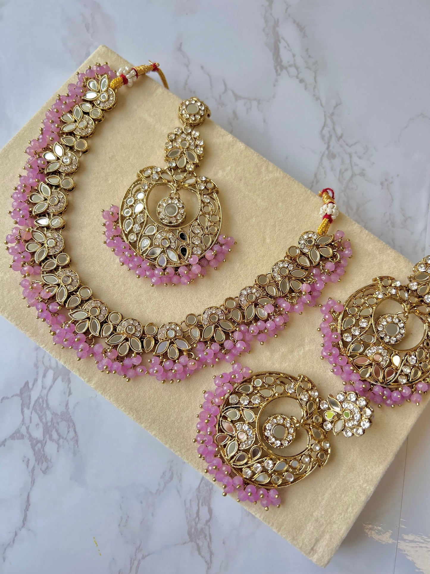 Sofia jewellery set ~Lilac