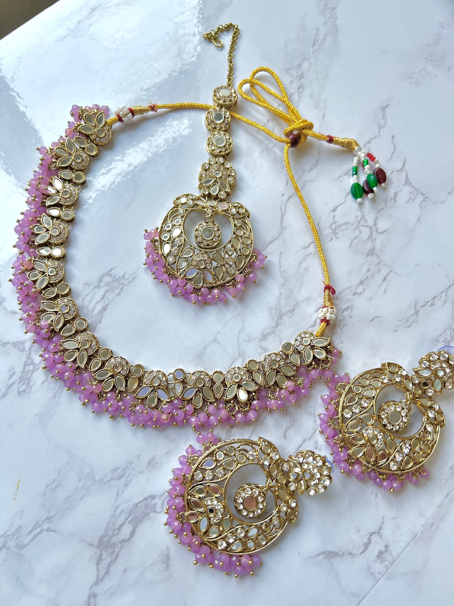 Sofia jewellery set ~Lilac