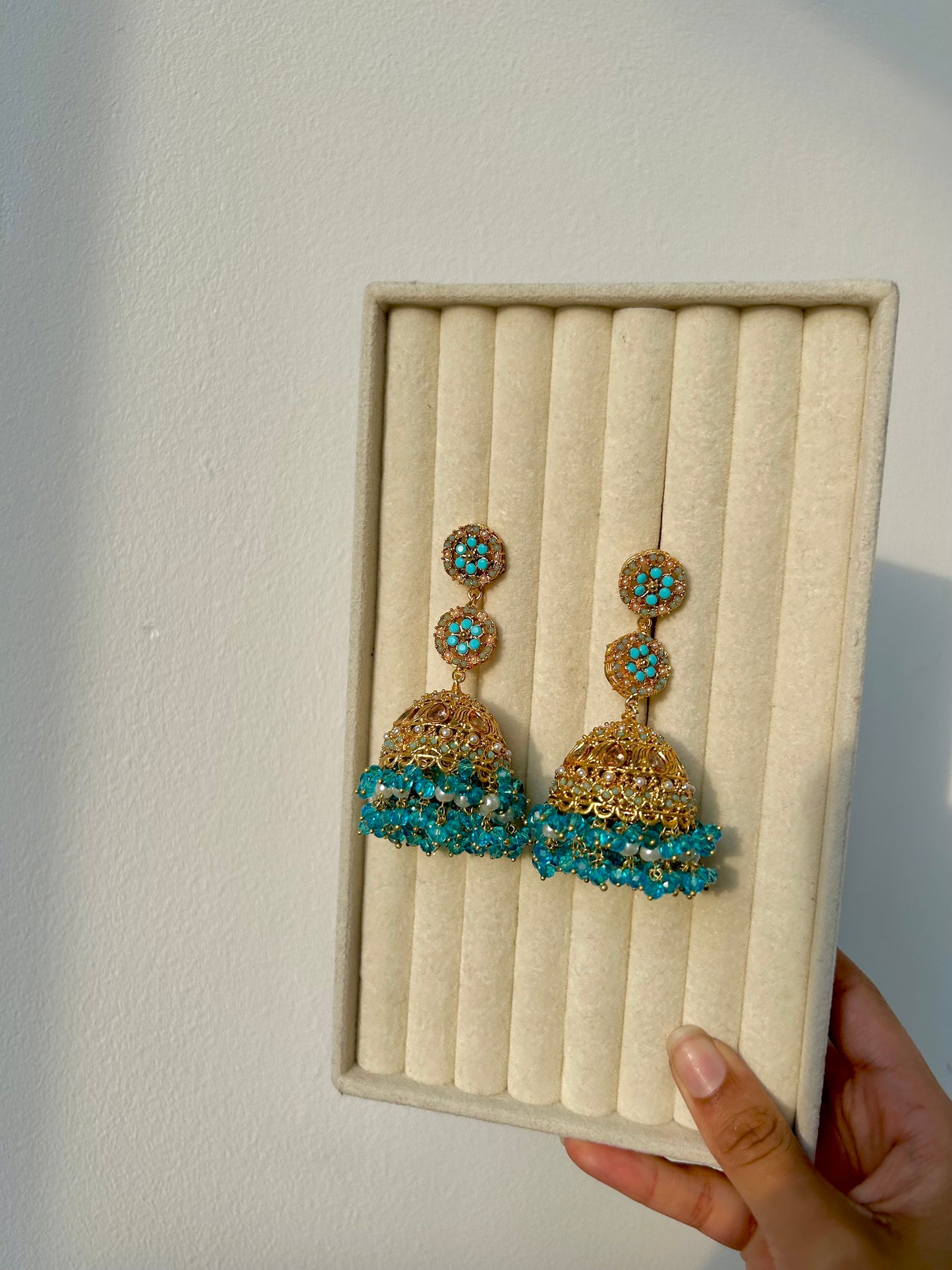 Nafeesa earrings ~ Turquoise