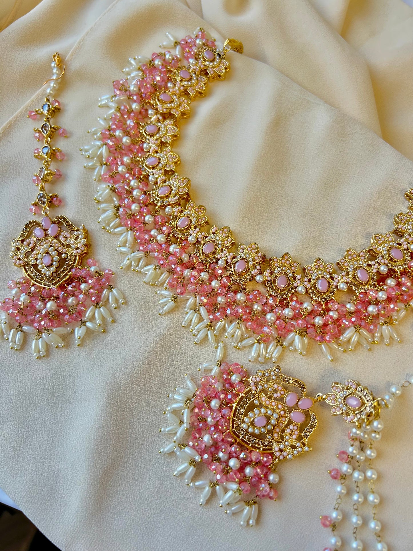 Asma bridal set~ Baby pink