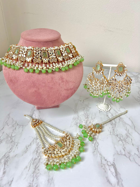 Mawra Bridal set~Mint