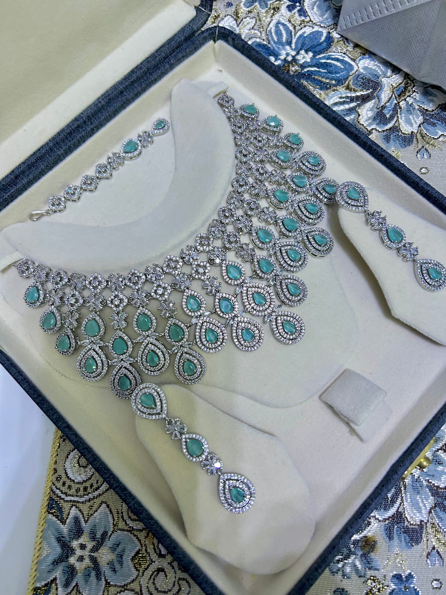 Aishani bridal set ~ Mint