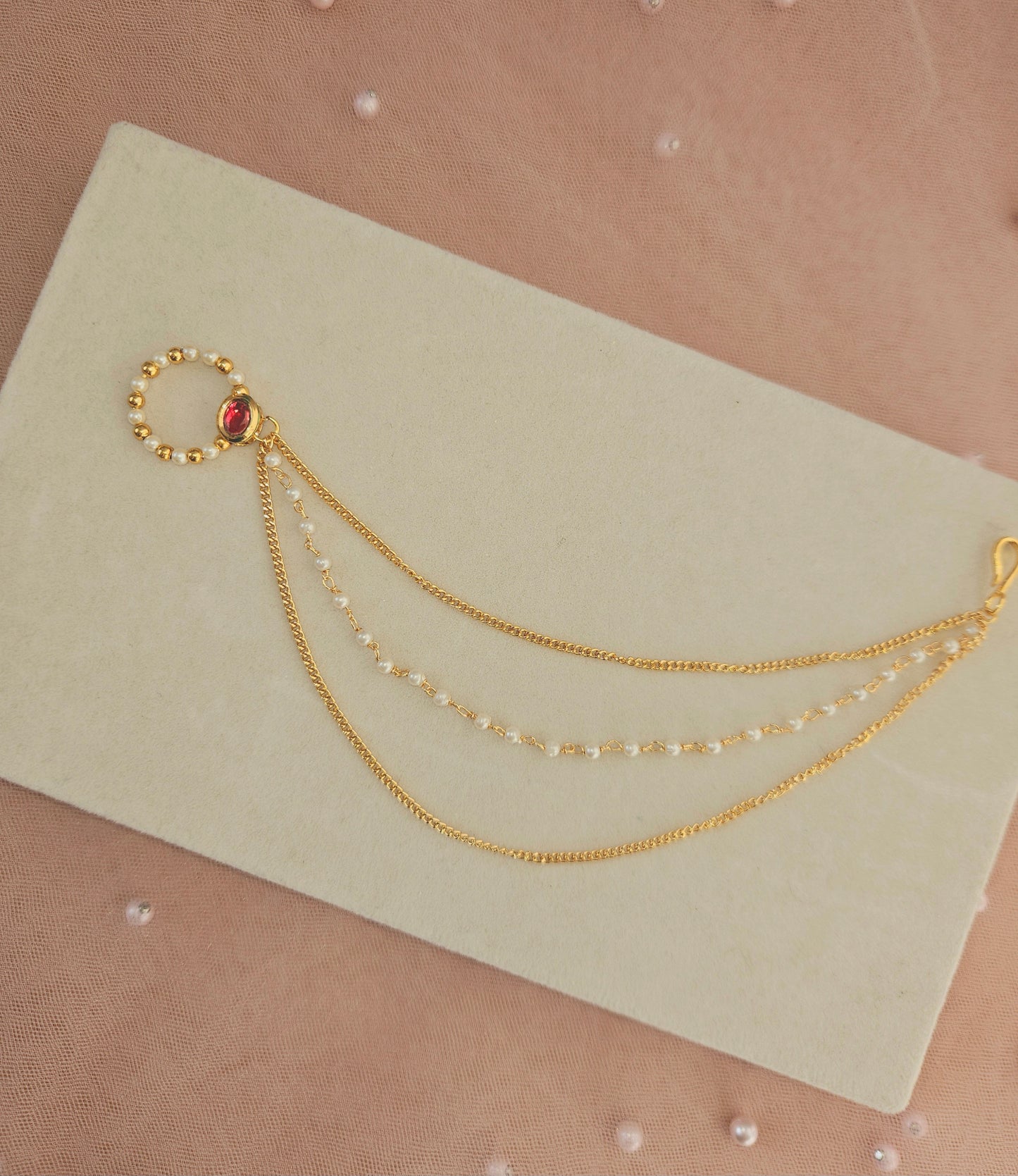 Hafsa naath chain ~ RED