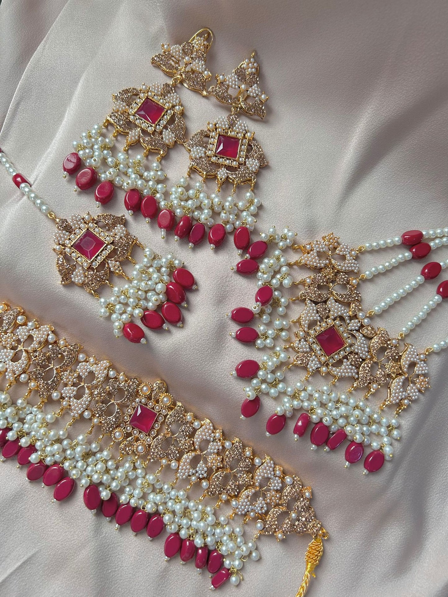 Mahida bridal set ~ Red