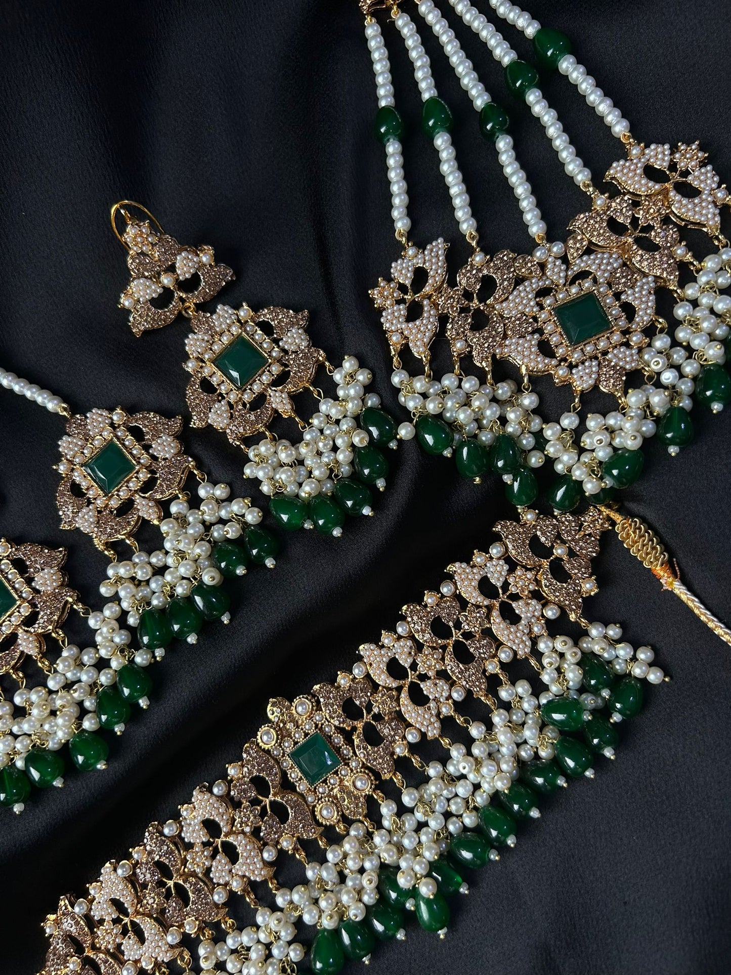 Mahida bridal set ~ green