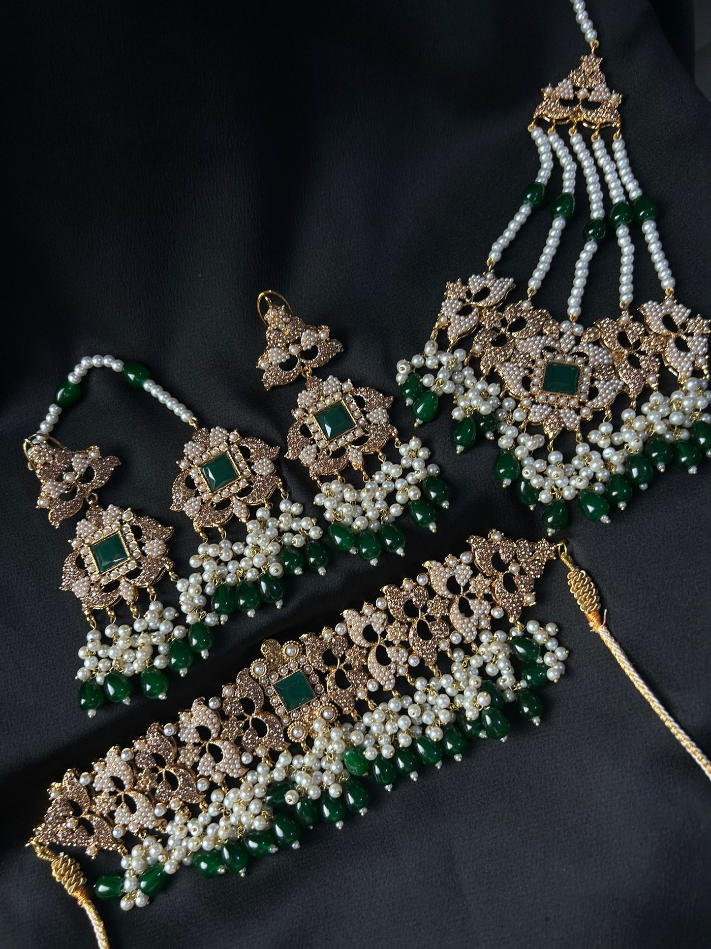 Mahida bridal set ~ green