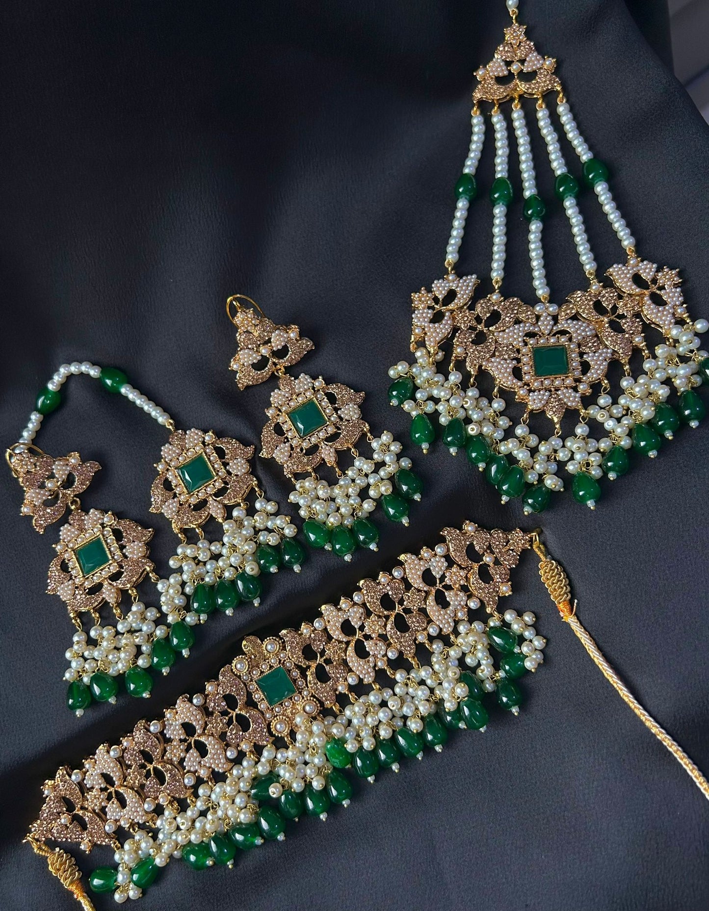 Mahida bridal set ~ green