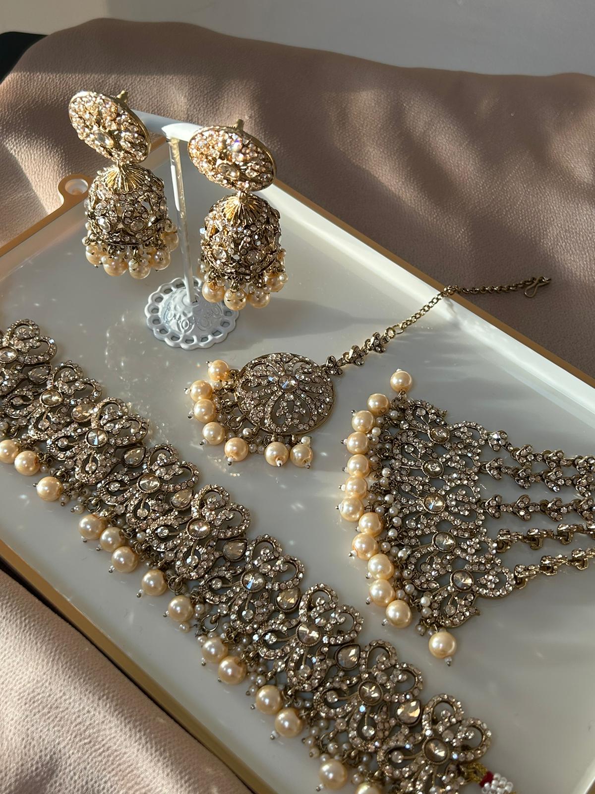 Mohima bridal set ~ Champagne