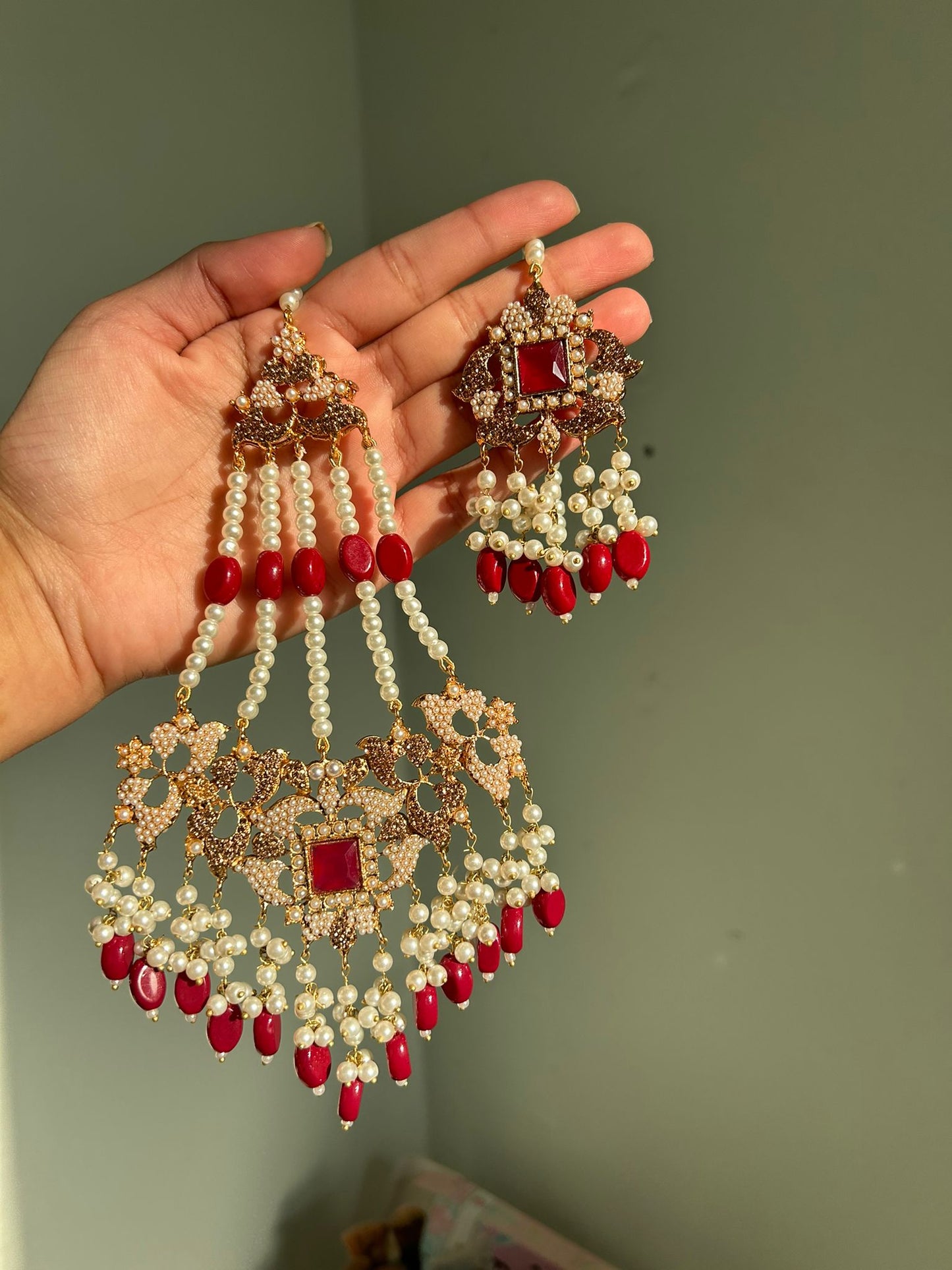 Mahida bridal set ~ Red