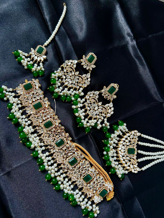 Mawra Bridal set~Green