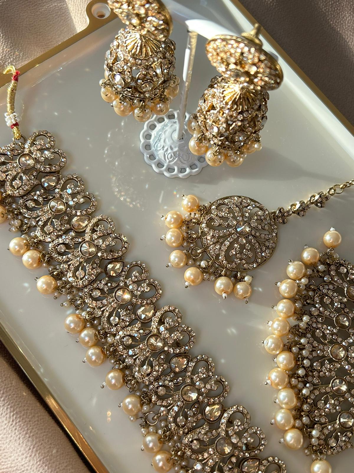 Mohima bridal set ~ Champagne