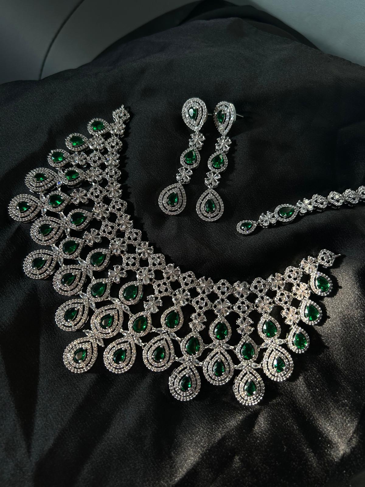 Aishani bridal set ~ Green