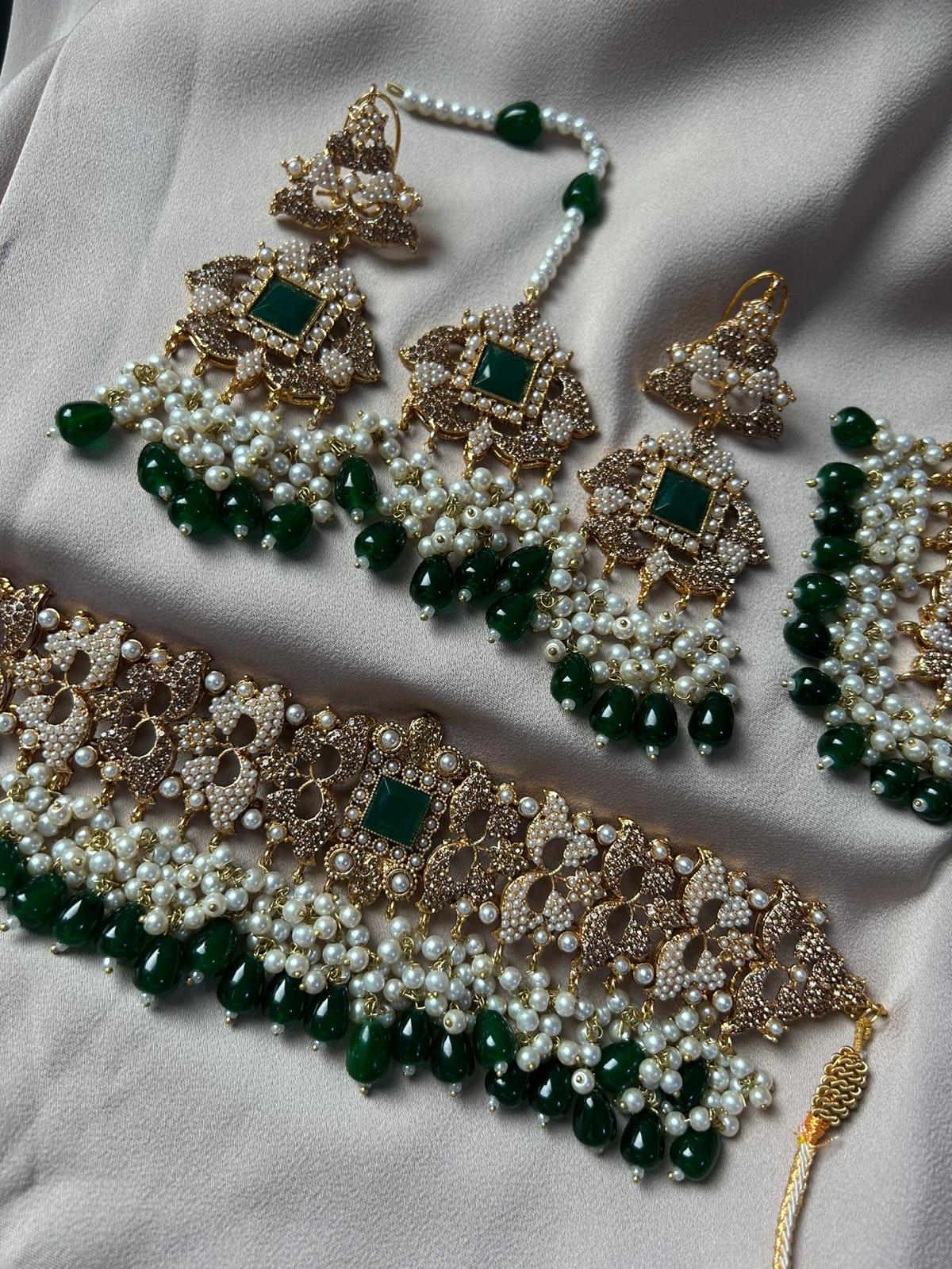 Mahida bridal set ~ green