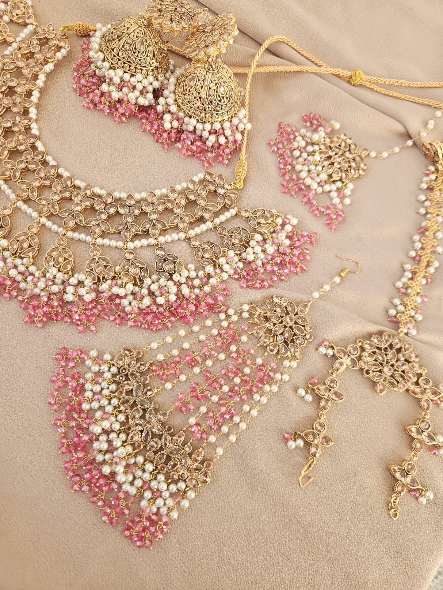 Isra bridal set ~ Light pink & Champagne