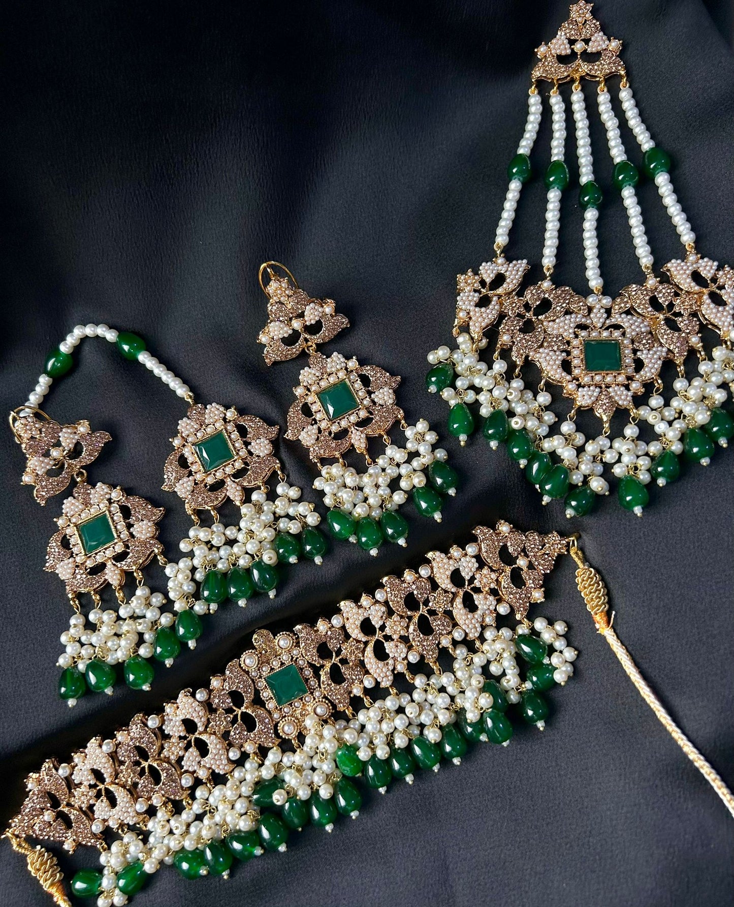 Mahida bridal set ~ green