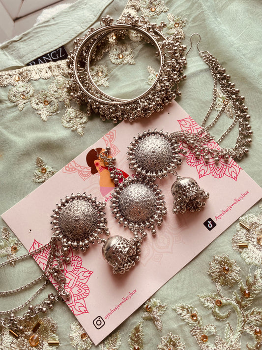 Madhuri earring & tikka set
